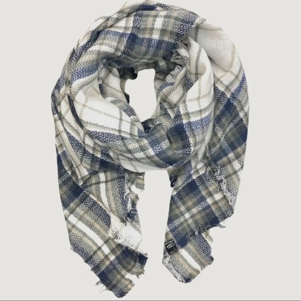 🍀New oversized plaid sc